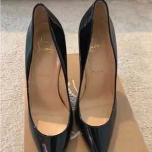Christian Louboutin Glossy Black Heels